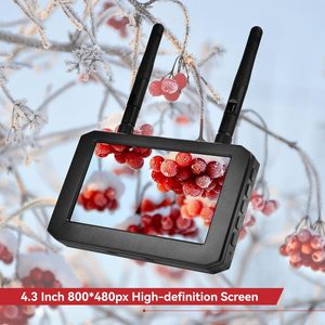 5,8 Ghz 4,3 \ "FPV pantalla DVR 40CH receptor 800x480 IPS pantalla batería incorporada RC portátil FPV Monitor para cámara FPV - Product Image 3