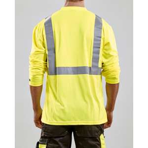 BLAKLADER - 338310113300XXL Camiseta de manga larga UV Hi-Vis Yellow - EAN 7330509379950 ROPA DE TRABAJO DE 2017 - Product Image 4