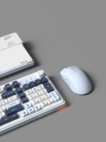 Nouveau clavier à membrane filaire USB rétroéclairé RVB arc-en-ciel 98 touches, échangeable à chaud, coque ABS, trois tons de couleur, pour bureau et ordinateur