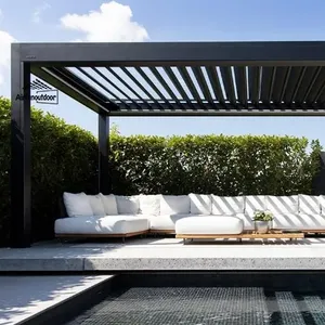 Maßgefertigte Aluminium-Pergola für Haus und Lamellendach Vollkassetten-Markise <span class=keywords><strong>Airfun</strong></span> Festland China - Product Image 4
