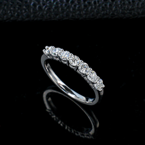 Bague en argent sterling S925 avec diamant de laboratoire VVS taille ronde pour femme, bijoux fins, fiançailles, mariage, usage quotidien, fête, anniversaire, vente en gros - Product Image 4