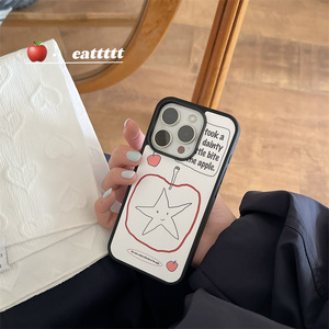 เคสโทรศัพท์ลายเชอร์รี่สตาร์ สำหรับ iPhone 17 Pro Max 16 15 14  แบบบางน่ารักสำหรับสาวๆ - Product Image 3