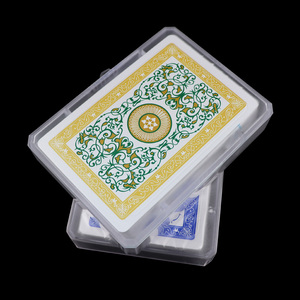 Прочные устойчивые к разрыву 100% пластиковые игральные карты с пользовательским логотипом водонепроницаемые ПВХ покерные карты для рекламного подарка - Product Image 4