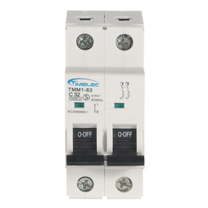 เบรกเกอร์วงจรขนาดเล็ก OEM/ODM TMM1-63 6~32A ป้องกันการลัดวงจร 2P DC MCB 25A - Product Image 1