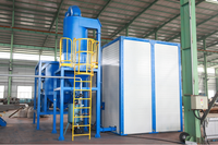 Cabine de sablage manuelle pour grandes structures en acier, sur mesure