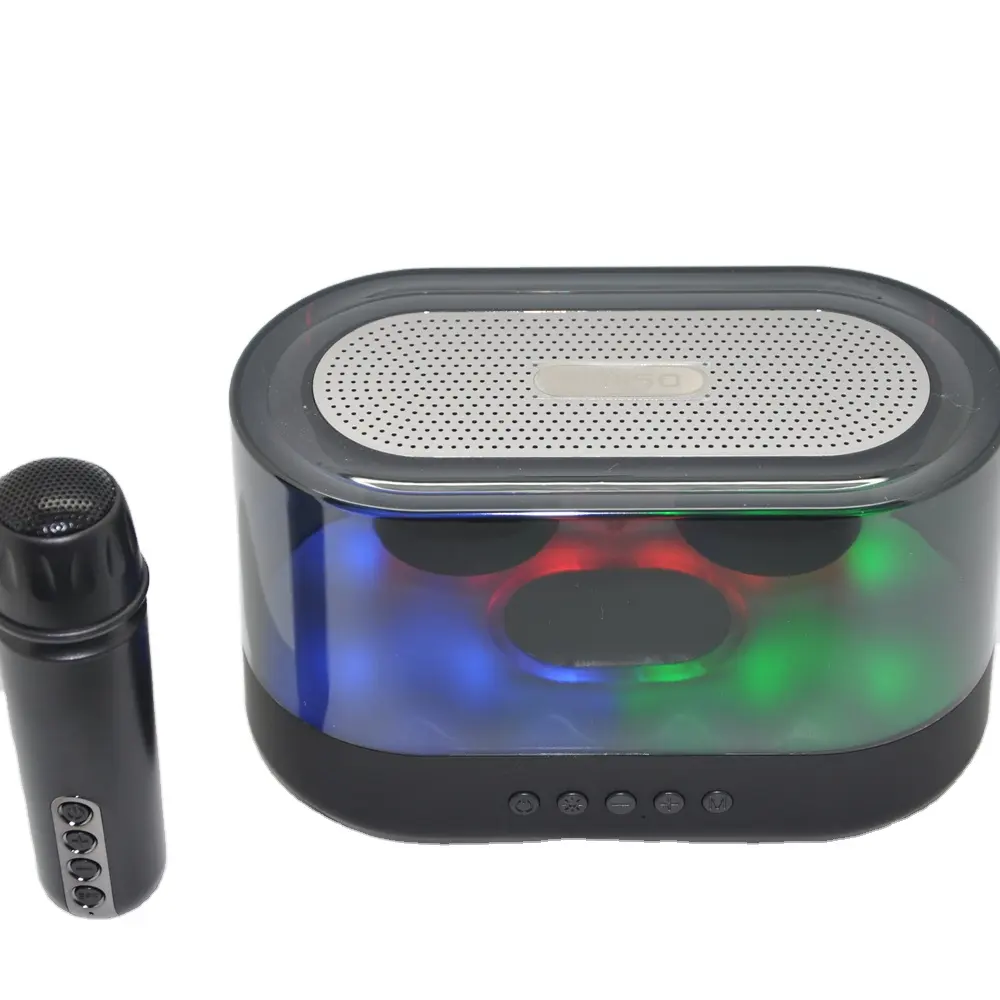Neuer Trend KTV Indoor Music Party Lautsprecher Mini Desk Wireless RGB Warmes Nachtlicht Tragbares Stereo-Bluetooth-Lautsprechers ystem
