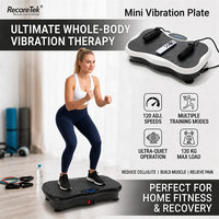 Crazy Fit Vücut Titreşimli Platform Egzersiz Aleti Kilo Verme Masajı Ce Rohs Süper Şekillendirici Mini Fitness Platformu Ev Seti