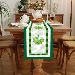 Bandera Decorativa para Mesa con Diseño de Arpa Verde y Blanca de San Patricio, para Fiestas en Casa y Decoración de Exteriores - Product Image 2