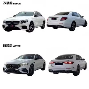 Kit de Carrocerí<span class=keywords><strong>a</strong></span> para <span class=keywords><strong>Mercedes</strong></span> Benz <span class=keywords><strong>Clase</strong></span> E W213 2016-2023 hasta W214 E53 AMG 2025, <span class=keywords><strong>Nuevo</strong></span> Estilo en Stock, Kit de Actualización con Parachoques, Capó y Guardabarros - Product Image 5