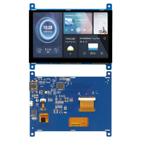 5-Zoll HD Digitaler Videoeingang LCD-Anzeigemodul 800x480 CTP TFT Touchscreen LED-Hintergrundbeleuchtung für Raspberry Pi