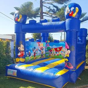 Castillo Inflable Combinado <span class=keywords><strong>de</strong></span> Mickey y <span class=keywords><strong>Minnie</strong></span> Mouse, Castillo Hinchable con Tobogán para Niños, Temática <span class=keywords><strong>de</strong></span> Dibujos Animados <span class=keywords><strong>de</strong></span> Mickey, para Alquiler - Product Image 4