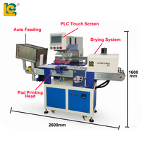 Machine d'impression par tampographie automatique avec système de séchage pour pailles en PP, PE, PLA, corps de stylo et tubes cosmétiques
