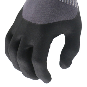 MaxiPact الصناعية 15 مقياس من النايلون سبانديكس رغوة النتريل مخصصة مغمورة باللون الأخضر قفازات العمل الشاقة للحدائق من أجل السلامة - Product Image 2