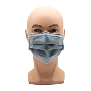 4 ply facemask disposable activated carbon mask 4 layer face mask disposable OEM custom mask carbon activated filter facemask