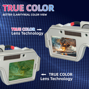 Nuevas Gafas de Soldadura con Atenuación Automática Solar, con 2 Sensores, para Soldadura TIG MIG MMA, Color Real Ajustable - Product Image 3