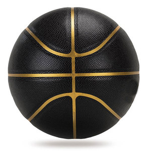 Ballon de basket-ball personnalisé en cuir composite PU avec absorption d'humidité de haute qualité, taille 7, taille 6 pour l'entraînement - Product Image 1