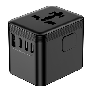 OULiYO Travel Adapter 3 Type-<b>C</b> Ports Universal Plug PD Fast <b>Charging</b> All In One - Product Image 3