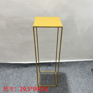 Oggetti di scena per colonne di fiori di arte del ferro moderno per matrimoni Stand e ornamenti per pilastri - Product Image 6