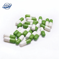 Capsules vides de gélatine de haute qualité, vert clair, blanc, taille 00 0, capsules de gel saines