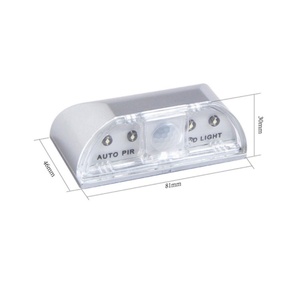 Lampe de serrure de porte d'appartement moderne à détecteur de mouvement infrarouge PIR sans fil avec 4 LED - Product Image 4
