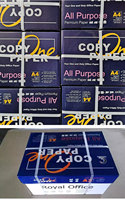 Papier Copie Blanc Naturel Format A4 (8,5x11) 100% Pâte de Bois Vierge 70g/m² 80g/m² 500 Feuilles/Rame pour Vente en Gros