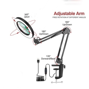 <span class=keywords><strong>Lampe</strong></span> de table spécifique au salon LED <span class=keywords><strong>Loupe</strong></span> réglable pour <span class=keywords><strong>manucure</strong></span>, tatouage des sourcils et extensions de cils - Product Image 1