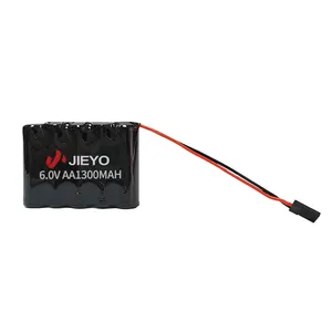 Jieyo Hoge Temperatuur Nimh Aa 1300Mah 6V Batterij Grootte Aa Ni-Mh Oplaadbare Batterijen Voor Buitenbewakingscamera