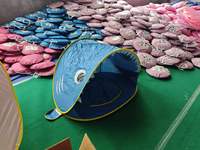 Tenda Pantai Pop Up Tipe Straight Bracing untuk 2 Orang, Perlindungan UV, Satu Kamar Tidur, untuk Musim Panas dan Aktivitas Luar Ruangan
