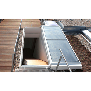 Completamente automatico ad azionamento elettrico vetro scorrevole tetto lucernario con vetro temperato per le persone di accesso - Product Image 4