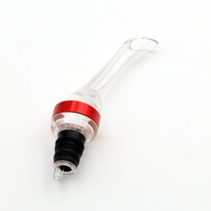 Aérateur portable et durable pour bouteilles et carafes à vin, en acrylique + silicone transparent, améliore la saveur du vin rouge - Product Image 3
