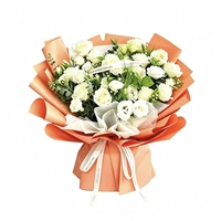 Papier d'emballage double face imperméable de haute qualité, best-seller 2026, pour les fleurs et les cadeaux de la fête des mères