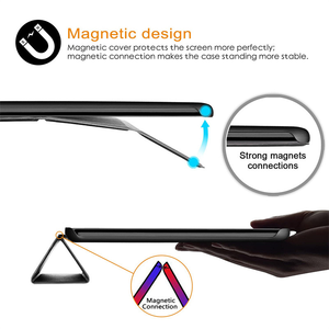 Funda abatible de cuero para <span class=keywords><strong>Samsung</strong></span> <span class=keywords><strong>Galaxy</strong></span> TAB A8 10,5 pulgadas X205/X205 <span class=keywords><strong>2021</strong></span> tableta plegable funda magnética para libro - Product Image 5