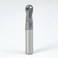 Vente chaude série UC 2 cannelures boule nez fraise en bout personnalisé haute efficacité carbure fraise en bout pour outils de fraisage CNC Support OEM