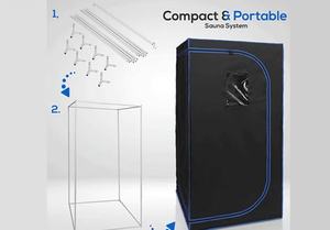 Boîte de Sauna à infrarouge lointain Portable, usage domestique, flexible, pliable - Product Image 3