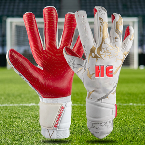 Guantes de Portero Cómodos con Color y Diseño Personalizados, Palma con Impresión de Silicona en el Dorso, Látex Acuático, Correa Elástica Integrada - Product Image 4