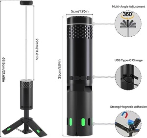 ไฟ LED แบบพกพาพร้อมชาร์จไฟได้10W, โคมไฟตั้งแคมป์กลางแจ้งมัลติฟังก์ชั่นพาวเวอร์แบงค์สำหรับการเดินป่าและแบกเป้