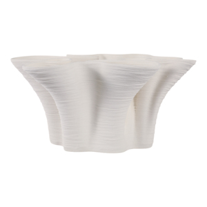 Vaso scultoreo in porcellana stile Valencia, vaso in ceramica per fiori, decorazione per soggiorno, pezzo d'accento per l'arredamento della casa - Product Image 4