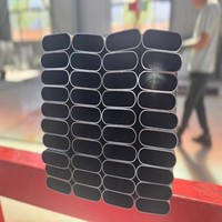 Çiftlik Serası ve Sulama Yapısı için Önceden Galvanizlenmiş ERW Oval Çelik Boru