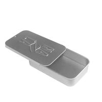 Boîtes en métal personnalisées de haute qualité Emballage de menthe Petite boîte en fer blanc coulissante rectangulaire pour bonbons