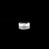 Lentille optique à bord coupé sur mesure, lentille en verre polie pour les systèmes d'imagerie et d'instruments optiques