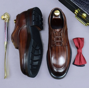 Mocassins habillés pour hommes en cuir véritable à bout fermé, confortables et luxueux, parfaits pour les mariages et le bureau - Product Image 4