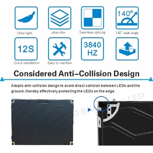 P1.53 nền sân khấu khổng lồ 640x480 Hiển thị khoảng cách nhỏ p1.8 liền mạch nối màn hình LED trong nhà - Product Image 6