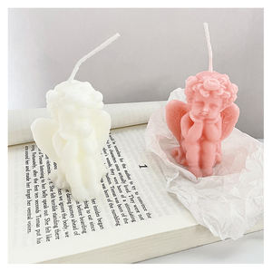 Bougie parfumée romantique faite à la main, 50 pièces, fournitures mignonnes, petit ange, parfum, cire, commémorative, pour cadeau, mariage - Product Image 5