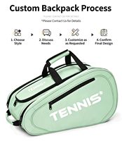 Untuk Tas Raket Badminton/Pickleball/Tenis Multifungsi Terlaris, Kompartemen Sepatu, Kapasitas Besar, Tahan Air, Bahan Komposit