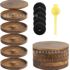 Wooden Margarita Salt Cup Sleeve Cocktail Pourer Bartender Accessory Reusable <b>Bar</b> <b>Tools</b> - Product Image 5