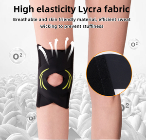 Soporte de <span class=keywords><strong>Rodilla</strong></span> de Alta Calidad con Protección de <span class=keywords><strong>Ligamentos</strong></span> y Meniscos, Flexible, de Nailon, Agradable al Tacto, Alivia el <span class=keywords><strong>Dolor</strong></span> - Product Image 5