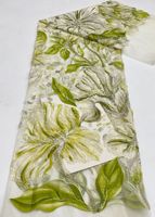 Nouvelles Robes et Tenues de Soirée pour Femmes en Tissu Tricoté à Imprimé Floral, Broderie Textile d'Intérieur avec Paillettes et Rubans