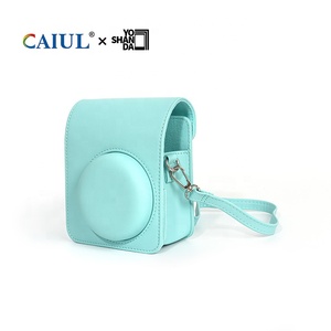 กระเป๋ากล้องหนัง <span class=keywords><strong>instax</strong></span> mini 13 กระเป๋าหนังกันฝุ่น/กันรอยขีดข่วนสำหรับเดินทาง/ออกนอกบ้าน ปกป้องกระเป๋ากล้อง อุปกรณ์เสริมสำหรับกล้องอินสแตนท์ - Product Image 2