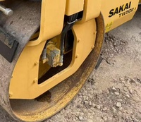 Haute qualité 4ton petit rouleau de route japonais SAKAI TW502 utilisé compacteur à rouleaux combiné Original Sakai rouleau vibrant Offre Spéciale
