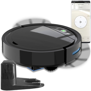 Aspiradora Robótica Inteligente Tuya WiFi, Compatible con Alexa y Google Assistant, 2500Pa, Sensor Infrarrojo, Estación de Acoplamiento Automática - Product Image 1